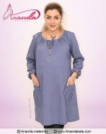 تونیک-جین-خال-دار-آبی-روشن1