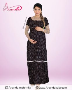 لباس بارداری خانگی - لباس حاملگی خانگی بهار گل ریز