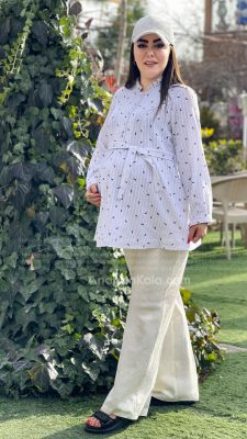 تونیک شلوار بارداری و شیردهی آنوشا - Image 3