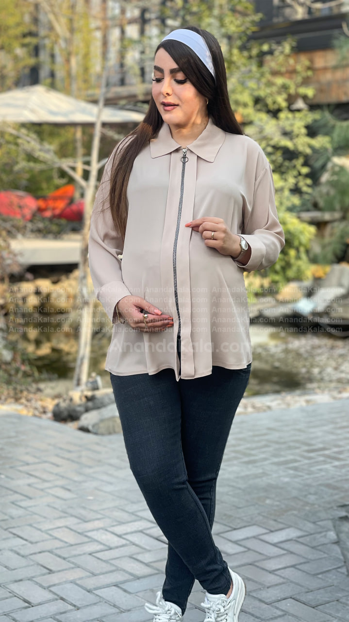 شومیز بارداری و سایزبزرگ روژین 1